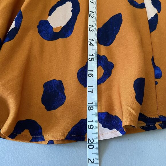 Leopard Print Skirt Size 10 PHILLIP LIM 3.1 for Target Multi-Color Circle Orange - Picture 11 of 12